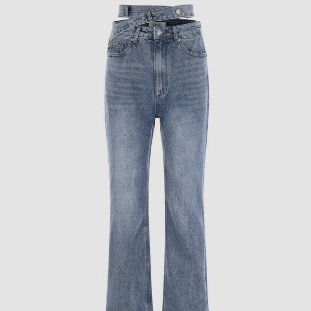 👖 NWOT double waisted band jeans